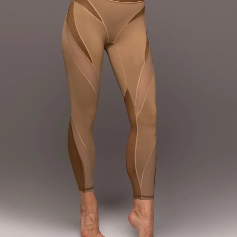 MICHI Aerial Gloss Sable/Bronze Leggings